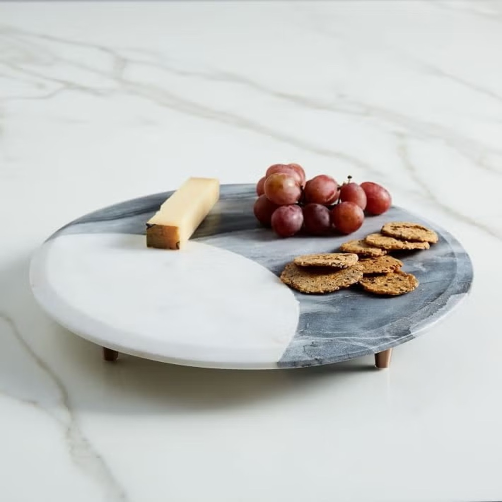 West Elm Two-Tone Marble Cheese Board